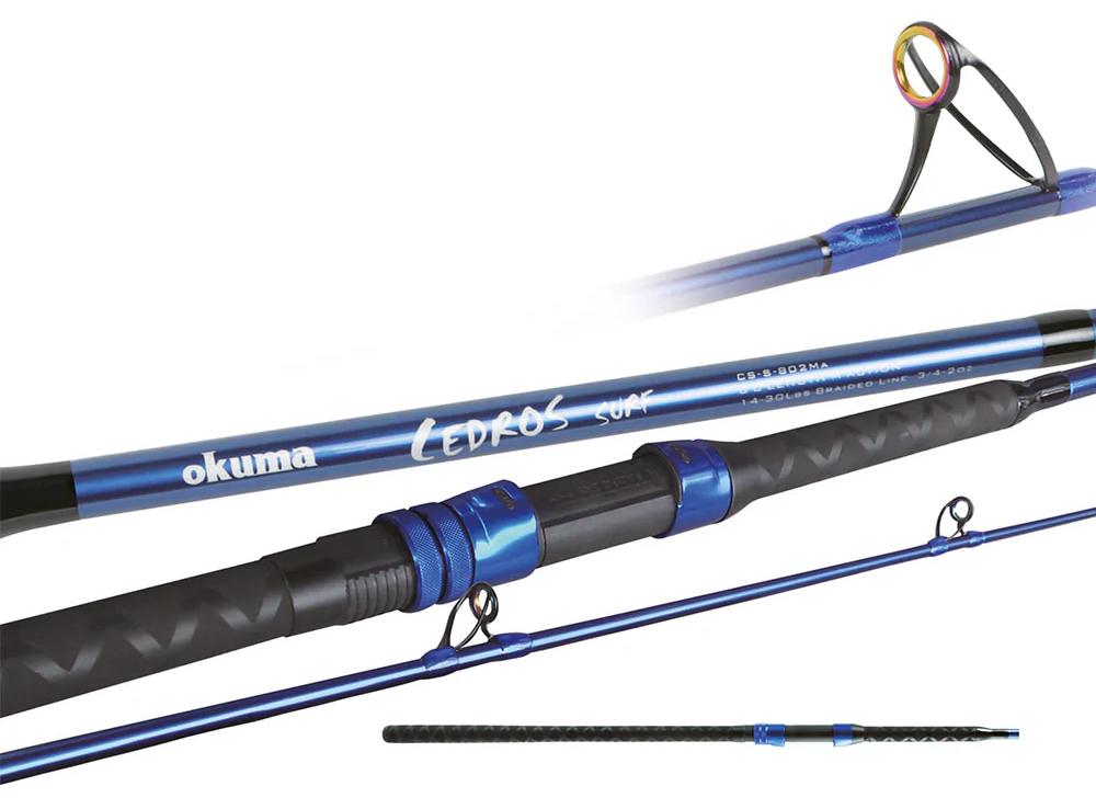 Best Beach Fishing Rod | Best Surf Rod | LandBasedAnglers.com | Okuma Cedros Rod