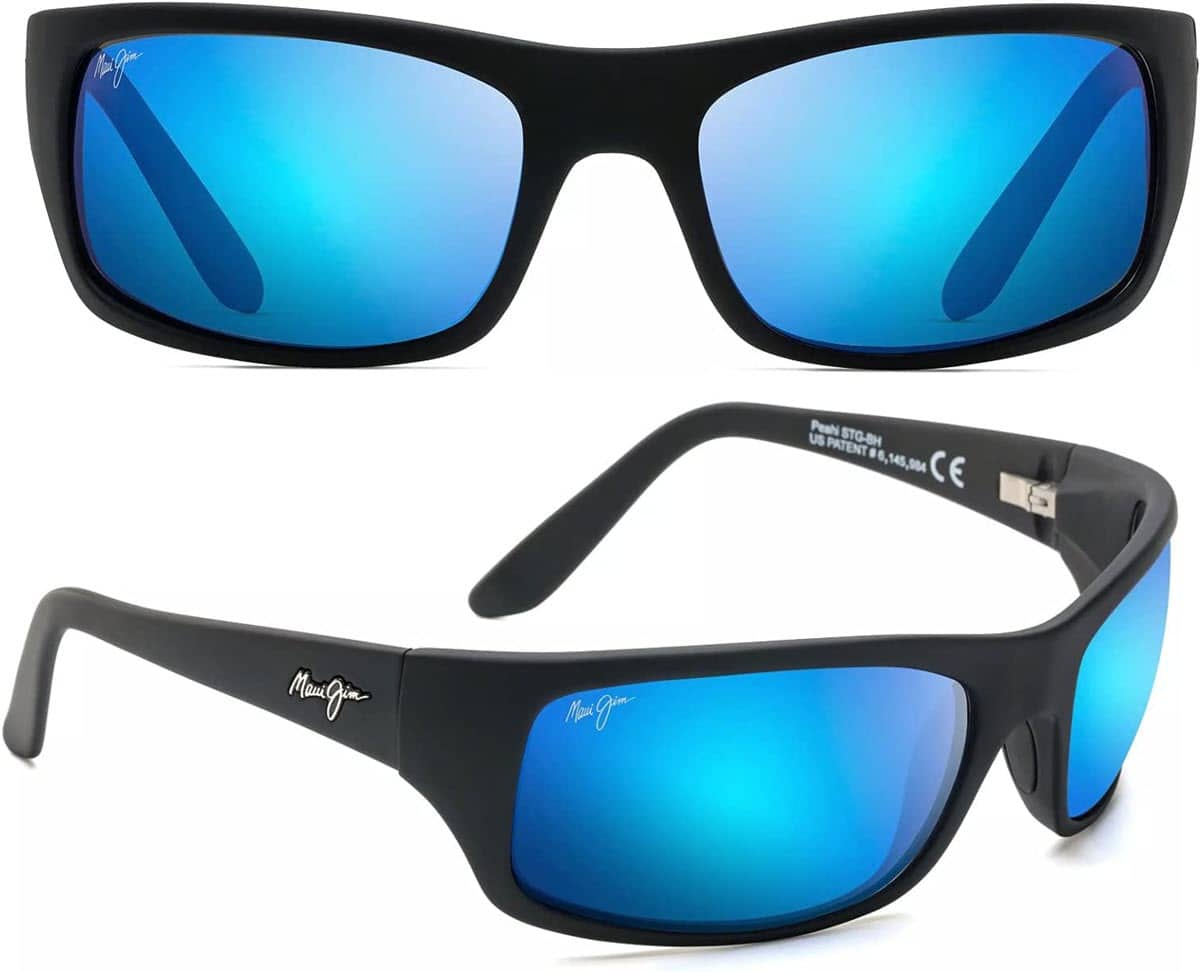 Maui Jim Peahi Polarised Wrap Sunglasses 1 | Best Fishing Sunglasses | LandBasedAnglers.com