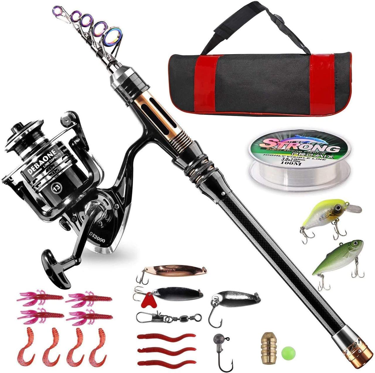 BlueFire Fishing Rod Kit - Best Telescopic Fishing Rod