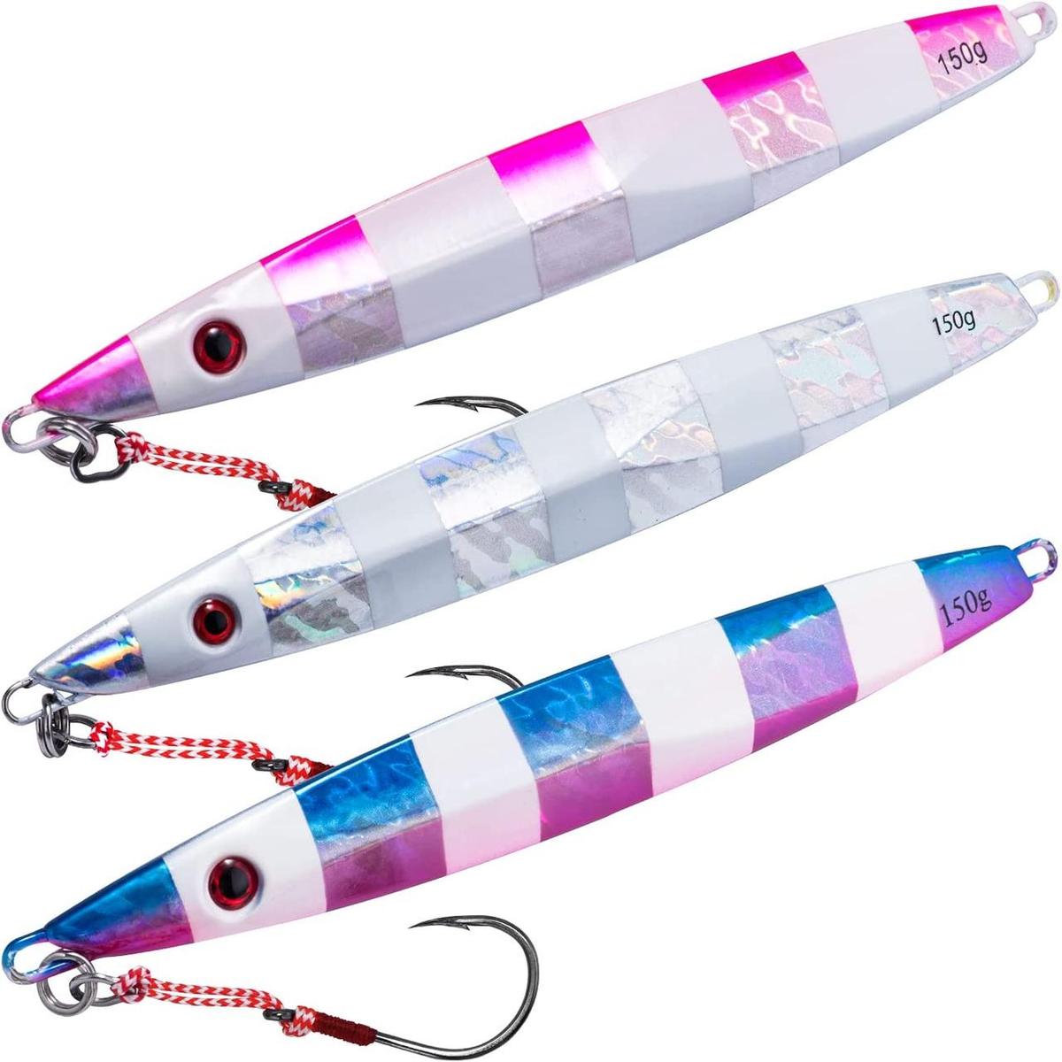 Goture 3Pcs Multi-Colour Vertical Saltwater Jigs 1 - Best Kingfish Lures