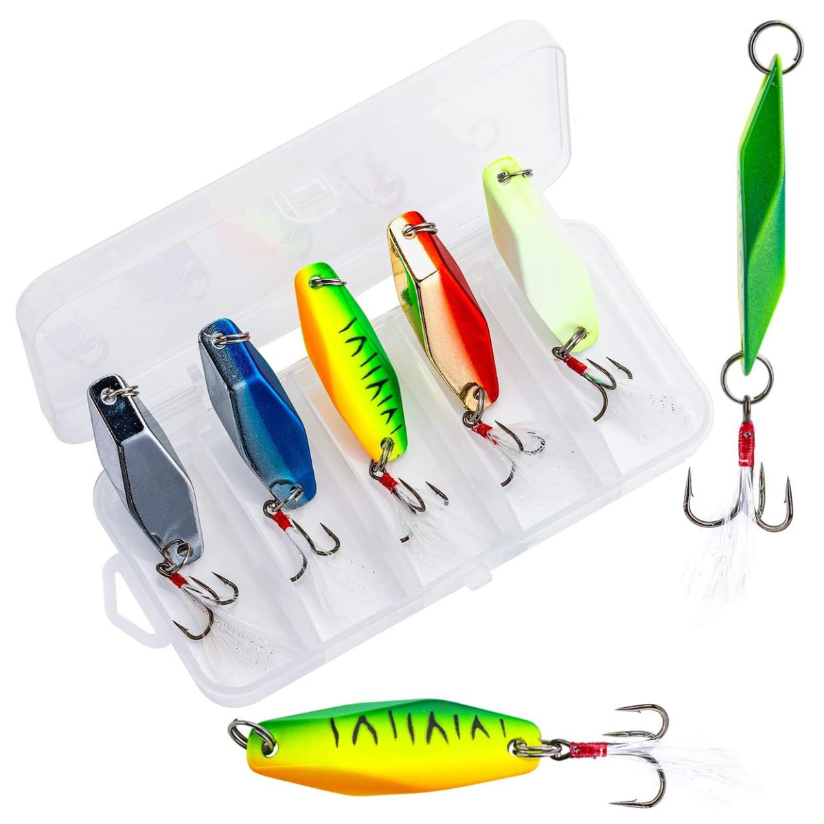 Goture Long-Casting Metal Spoon Lures - Yellowtail Kingfish Lures