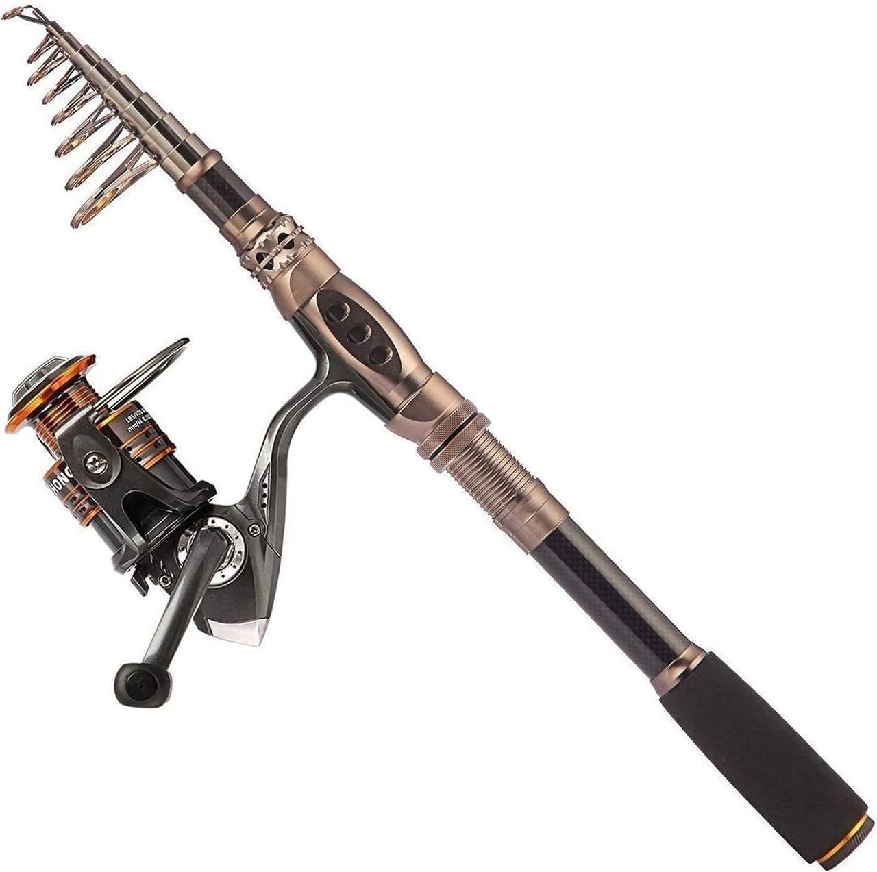 PLUSINNO Fishing Rod and Reel Combo - Best Telescopic Fishing Rod