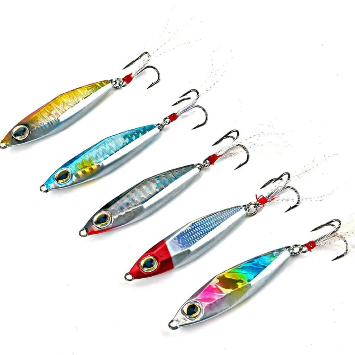 Sougayilang Metal Spoon Lures - Yellowtail Kingfish Lures