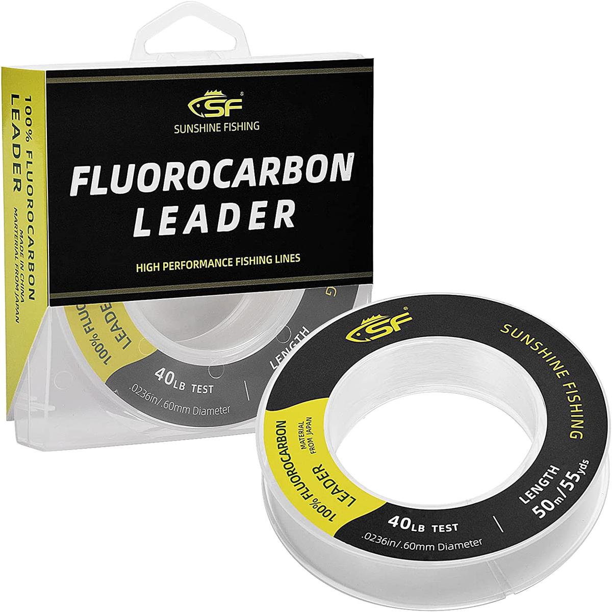 Sunshine Fishing Fluorocarbon Leader - Best Fluorocarbon Fishing Line