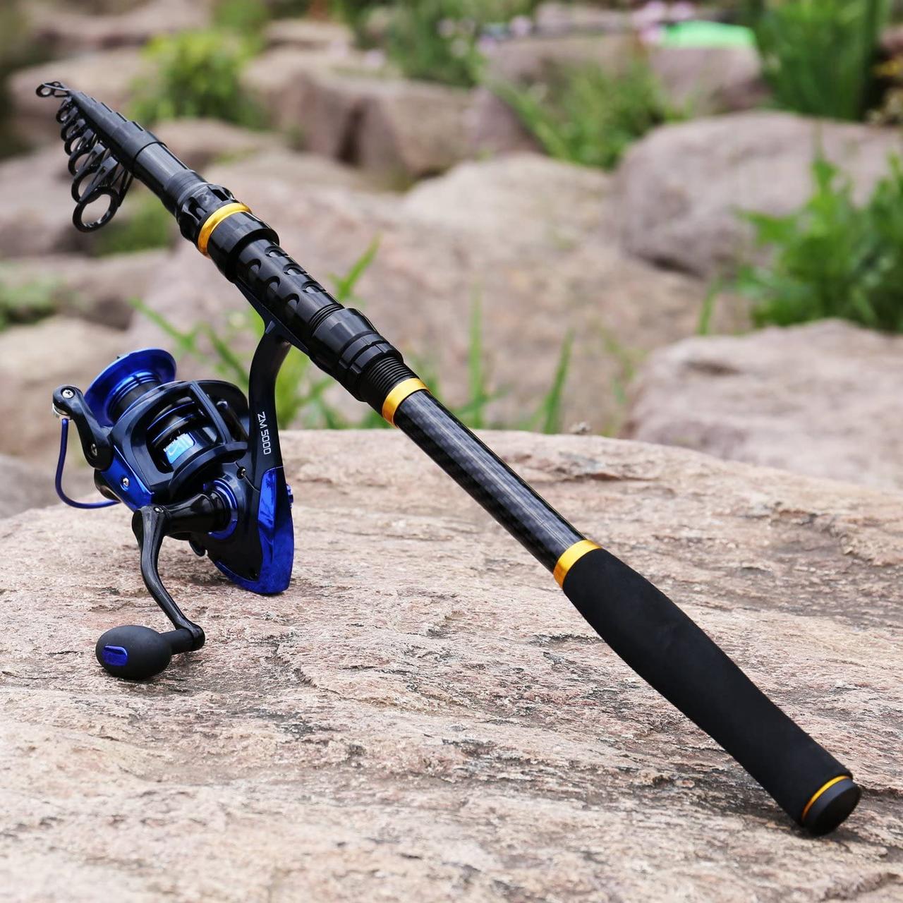 TROUTBOY Black Warrior Fishing Rod 2- Best Telescopic Fishing Rod