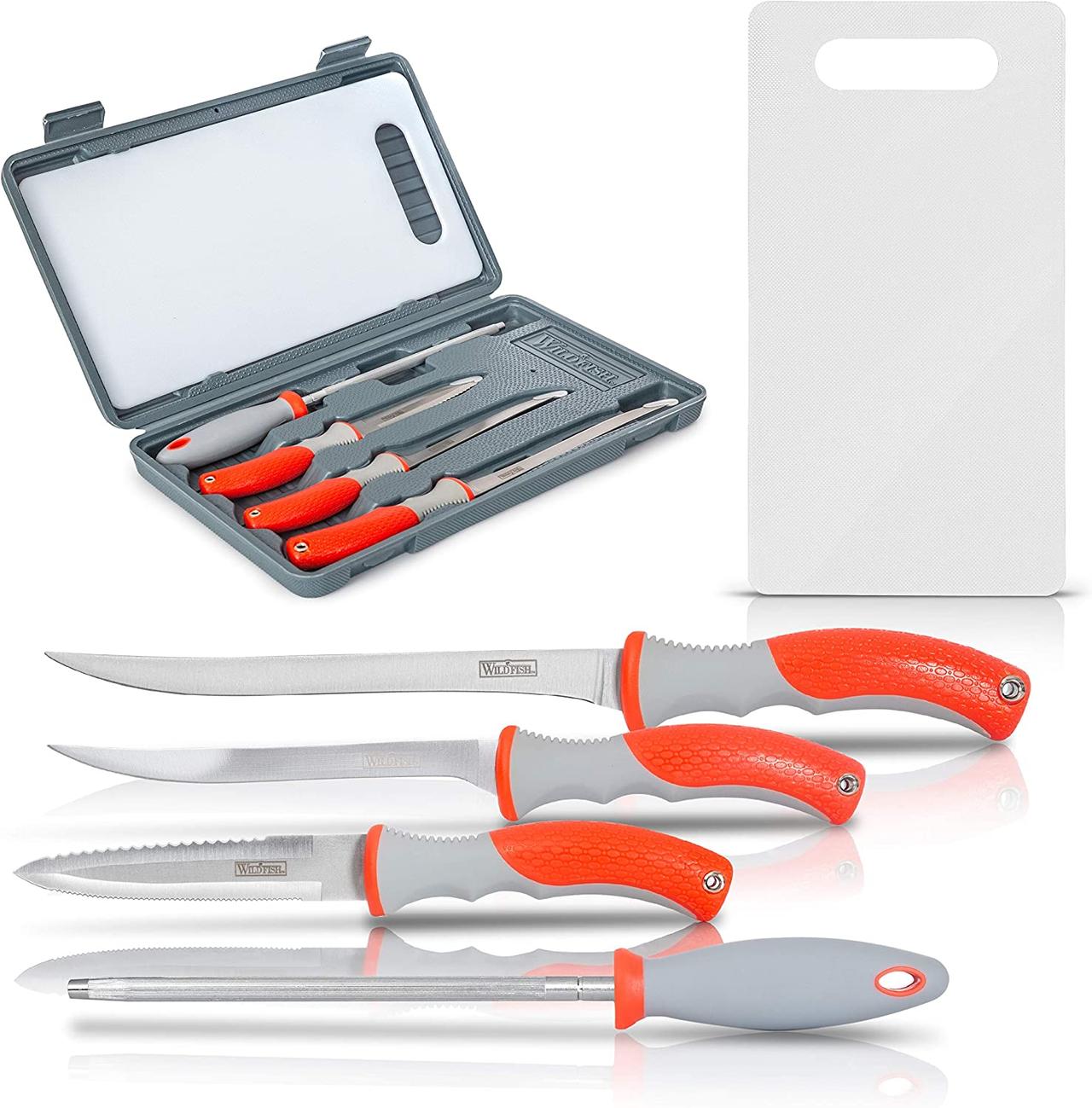 Wild Fish 6-Piece Fish Fillet Set 2 - Best Fillet Knife - Fish Fillet Knife