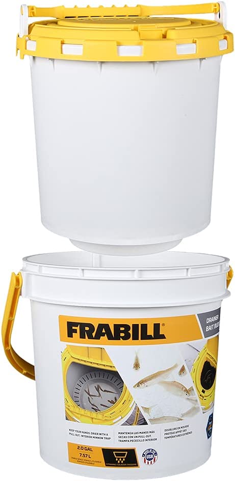 Frabill Drainer Bait Bucket - Best Live Bait Bucket