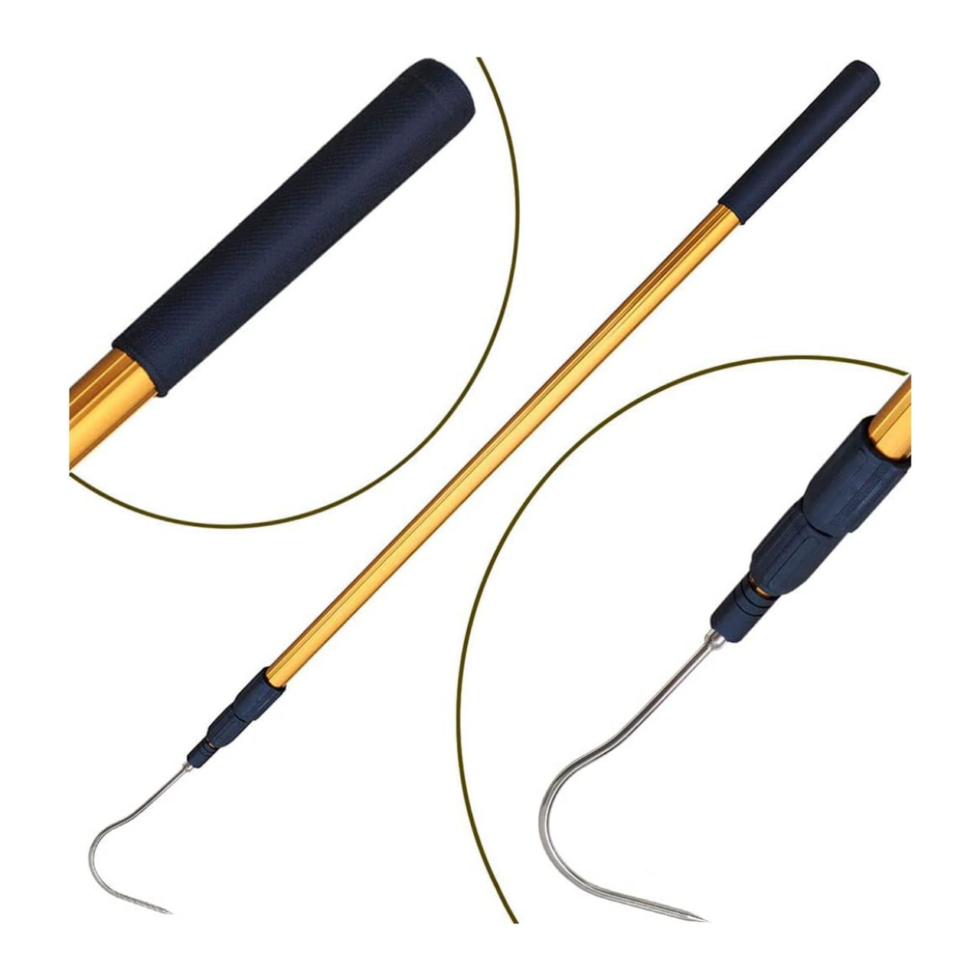 Fishing Gaffs, Stainless Steel Fish Gaff Telescopic Fishing Hand Gaff